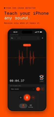 Annotate Audio App Store screenshot: Teach your iPhone any sound