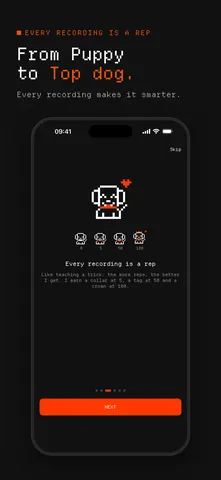 Annotate Audio App Store screenshot: From Puppy to Top dog